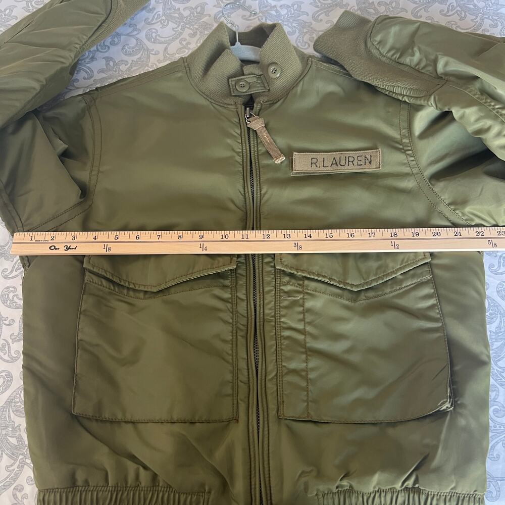 Ralph Lauren Polo 67 Jeans Co. Military Surplus Green Vintage Jacket Men Size S - Picture 9 of 12